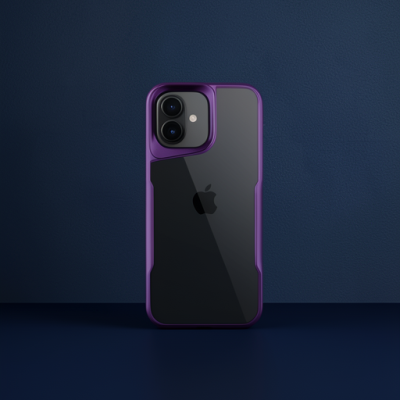 Apple İphone 16 Kılıf Boyi Silikon Kapak - Derin Mor