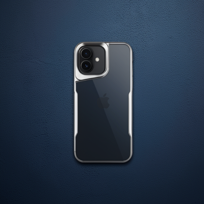 Apple İphone 16 Kılıf Boyi Silikon Kapak - Gümüş