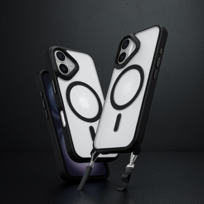 Apple İphone 16 Kılıf Enka Magsafe Silikon Kılıf - Siyah
