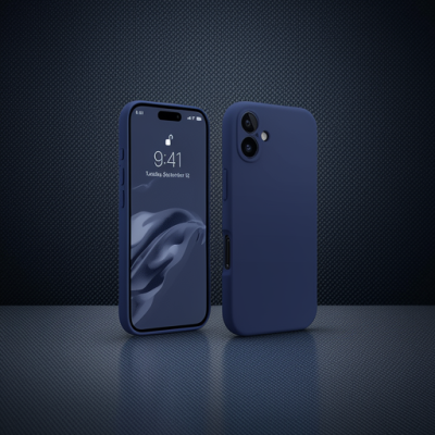 Apple İphone 16 Kılıf First Silikon - Lacivert