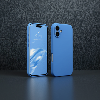 Apple İphone 16 Kılıf First Silikon - Mavi