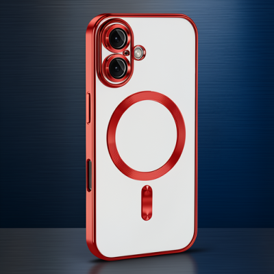 Apple İphone 16 Kılıf Kross Magneticsafe Kapak - Kırmızı