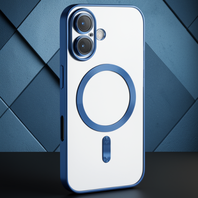 Apple İphone 16 Kılıf Kross Magneticsafe Kapak - Mavi