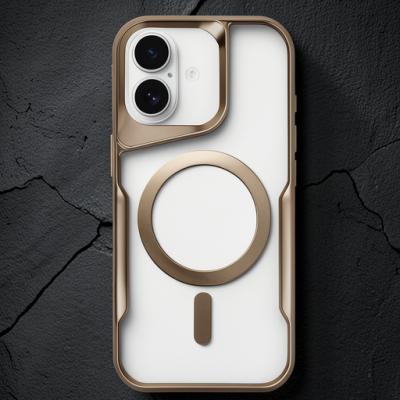 Apple İphone 16 Plus Kılıf Boyi Magsafe Silikon Kapak - Kahverengi