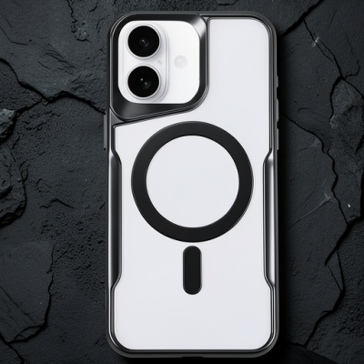 Apple İphone 16 Plus Kılıf Boyi Magsafe Silikon Kapak - Siyah