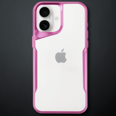Apple İphone 16 Plus Kılıf Boyi Silikon Kapak - Pembe