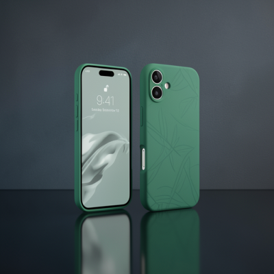 Apple İphone 16 Plus Kılıf First Silikon - Koyu Yeşil