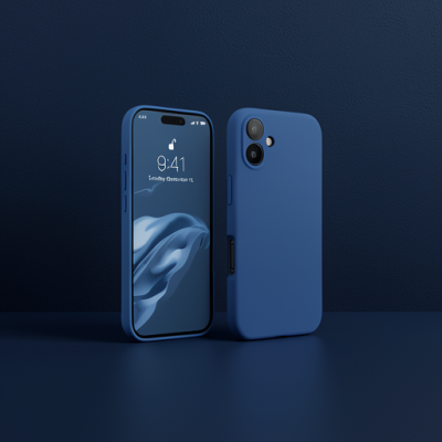 Apple İphone 16 Plus Kılıf First Silikon - Lacivert