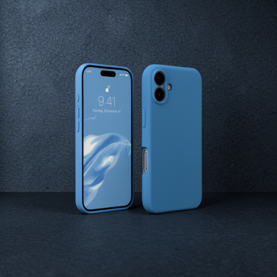 Apple İphone 16 Plus Kılıf First Silikon - Mavi
