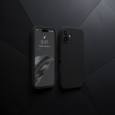 Apple İphone 16 Plus Kılıf First Silikon - Siyah