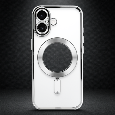 Apple İphone 16 Plus Kılıf Kross Magneticsafe Kapak - Gümüş
