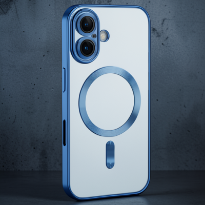 Apple İphone 16 Plus Kılıf Kross Magneticsafe Kapak - Mavi
