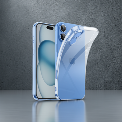 Apple İphone 16 Plus Kılıf Lüx Şeffaf Silikon
