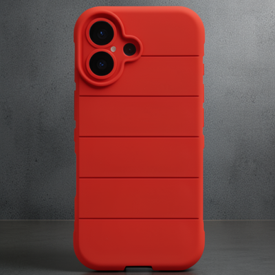 Apple İphone 16 Plus Kılıf Optimum Silikon - Kırmızı