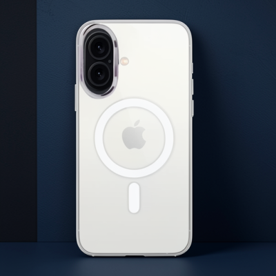 Apple İphone 16 Plus Kılıf Pc Real Magsafe Kapak - Şeffaf