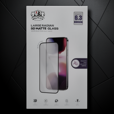 Apple İphone 16 Pro Bilvis 3d Mat Cam Ekran Koruyucu