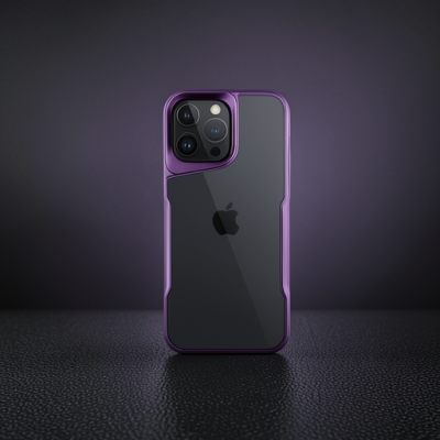 Apple İphone 16 Pro Kılıf Boyi Silikon Kapak - Derin Mor