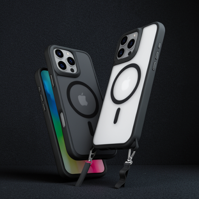 Apple İphone 16 Pro Kılıf Enka Magsafe Silikon Kılıf - Siyah