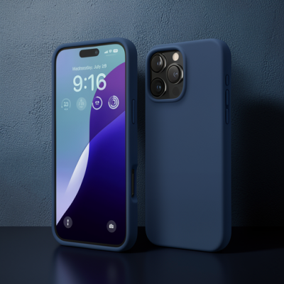 Apple İphone 16 Pro Kılıf First Silikon - Lacivert