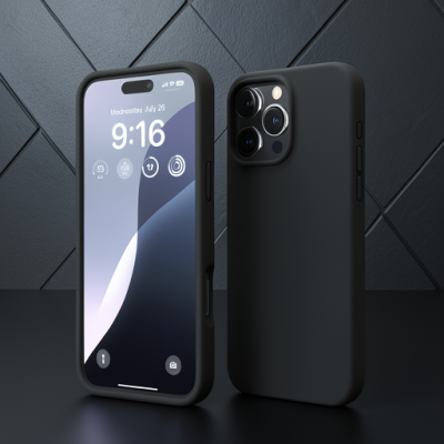 Apple İphone 16 Pro Kılıf First Silikon - Siyah