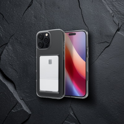 Apple İphone 16 Pro Kılıf Kart Şeffaf Silikon - Şeffaf