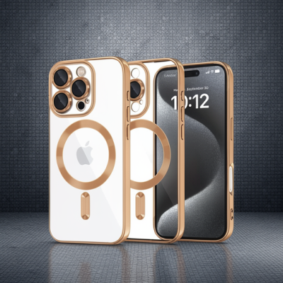 Apple İphone 16 Pro Kılıf Kross Magneticsafe Kapak - Çöl Titanyum