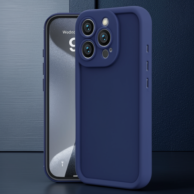 Apple İphone 16 Pro Kılıf Viera Silikon - Lacivert