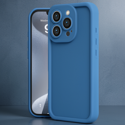 Apple İphone 16 Pro Kılıf Viera Silikon - Mavi