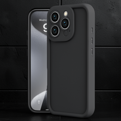 Apple İphone 16 Pro Kılıf Viera Silikon - Siyah
