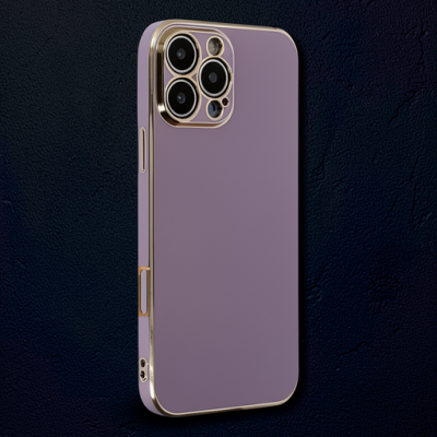 Apple İphone 16 Pro Kılıf Volet Silikon - Mor