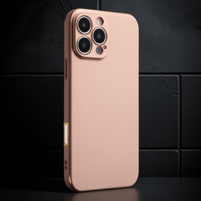 Apple İphone 16 Pro Kılıf Volet Silikon - Pembe