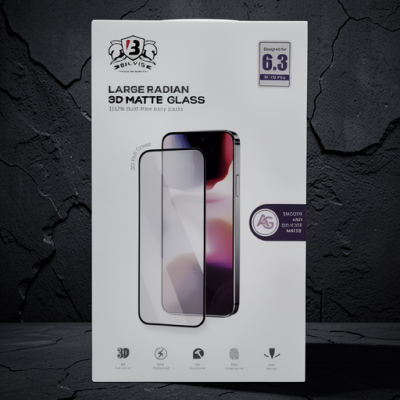 Apple İphone 16 Pro Max Bilvis 3d Mat Cam Ekran Koruyucu