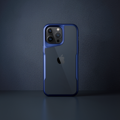 Apple İphone 16 Pro Max Kılıf Boyi Silikon Kapak - Lacivert