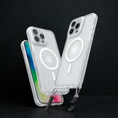 Apple İphone 16 Pro Max Kılıf Enka Magsafe Silikon Kılıf - Şeffaf