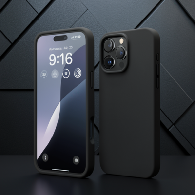 Apple İphone 16 Pro Max Kılıf First Silikon - Siyah