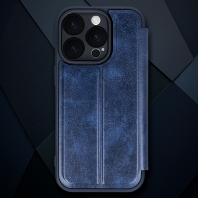 Apple İphone 16 Pro Max Kılıf Flip Cover - Lacivert