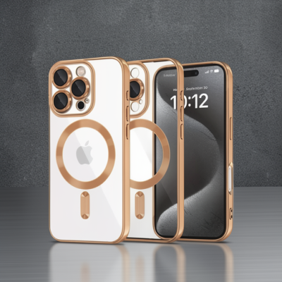 Apple İphone 16 Pro Max Kılıf Kross Magneticsafe Kapak - Çöl Titanyum
