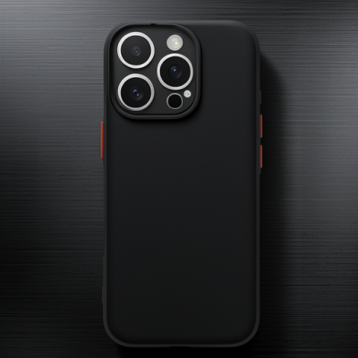 Apple İphone 16 Pro Max Kılıf Montreal Silikon Kapak - Siyah