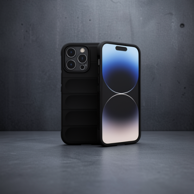 Apple İphone 16 Pro Max Kılıf Optimum Silikon - Siyah