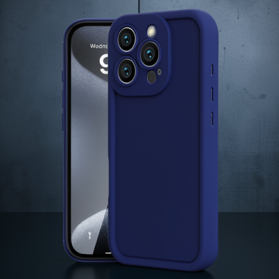 Apple İphone 16 Pro Max Kılıf Viera Silikon - Lacivert