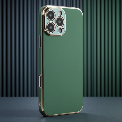 Apple İphone 16 Pro Max Kılıf Volet Silikon - Açık Yeşil