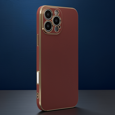 Apple İphone 16 Pro Max Kılıf Volet Silikon - Kırmızı
