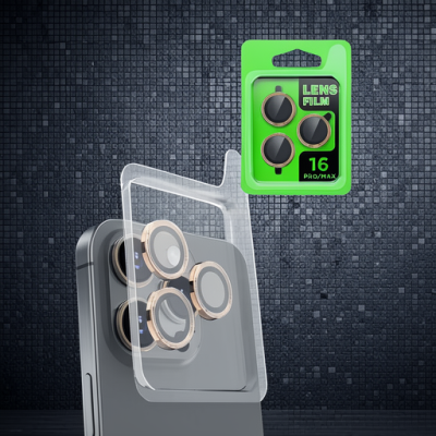 Apple İphone 16 Pro Raze Metal Kamera Lens - Desert