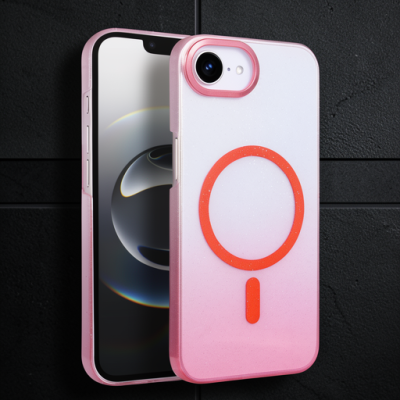 Apple İphone 16e Glossy Magsafe Kapak - Pembe