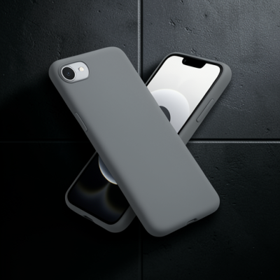 Apple İphone 16e Kılıf First Silikon - Gri