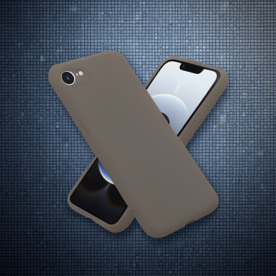 Apple İphone 16e Kılıf First Silikon - Kahverengi
