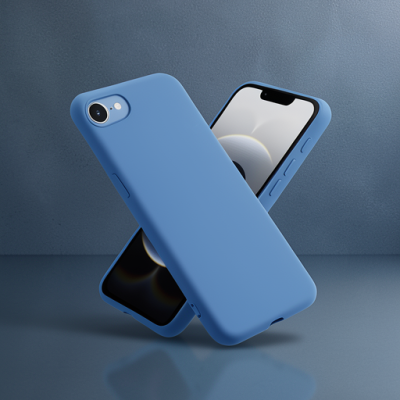 Apple İphone 16e Kılıf First Silikon - Mavi