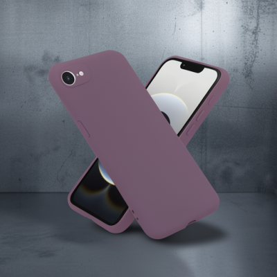 Apple İphone 16e Kılıf First Silikon - Mürdüm