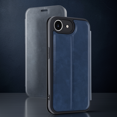 Apple İphone 16e Kılıf Flip Cover - Lacivert