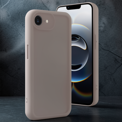 Apple İphone 16e Kılıf Viera Silikon - Kahverengi
